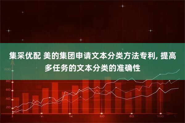 集采优配 美的集团申请文本分类方法专利, 提高多任务的文本分类的准确性